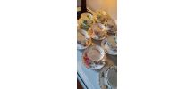 TASSES A THE ROYAL ALBERT FLOWERS OF THE MONTH 