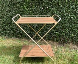 Desserte roulante et pliante vintage