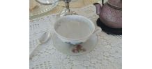 Tasse à Thé porcelaine française ancienne de luxe de la comp