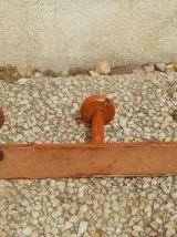 patère murale en bois , vintage