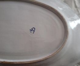 Soupière décorative type Moustier