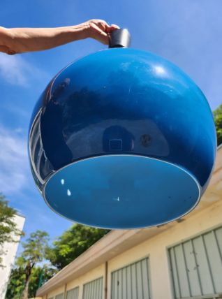 Lustre suspension vintage en verre Peill et Putzler
