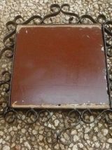 miroir en fer forgé, vintage