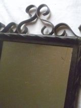 miroir en fer forgé, vintage