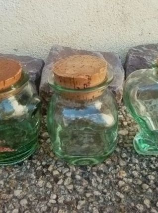 trio de bocaux en verre