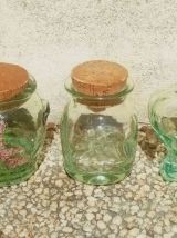 trio de bocaux en verre