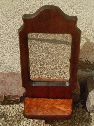 étagère murale miroir  bois , vintage