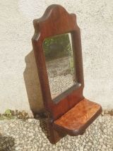 étagère murale miroir  bois , vintage