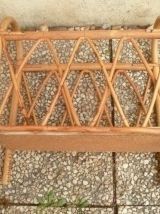 porte revue , rosier , rotin , vintage