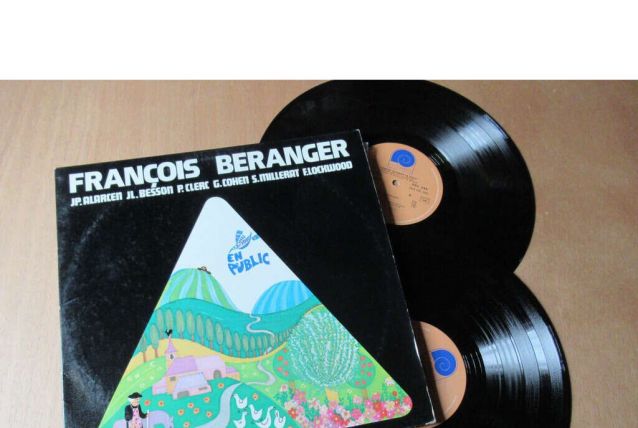 FRANÇOIS BERANGER en public L'ESCARGOT ESC 340 - 2 Lp