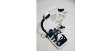 Téléphone vintage 80's recyclé en lampe à poser