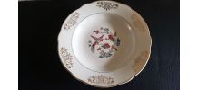Lot de 10 assiettes creuses en faïence Lunéville 