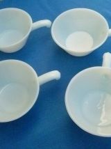 4 tasses anchor hocking made in USA, vintage