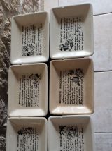 Service à brochettes en faïence GIEN