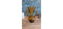 Vase vintage verre soufflé Gordiola