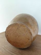 pot en grès ancien vernissé et flammé