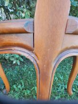 lot de 3 chaises "Régence" en cannage