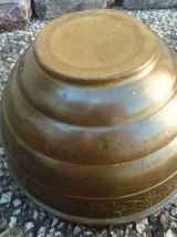 cache pot métal , vintage