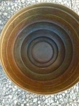 cache pot métal , vintage
