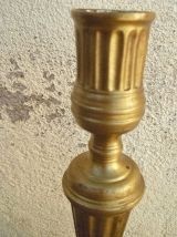 bougeoir , laiton épais  , vintage