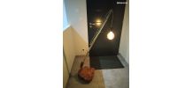 Lampe en bois faite main Ampoule type Edison