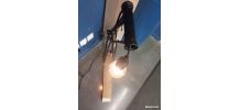 Lampe de salon cadre de vélo + ampoule type Edison