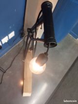 Lampe de salon cadre de vélo + ampoule type Edison