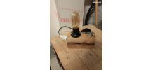 Lampe ampoule Edison effet industriel vintage