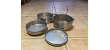 LOT DE 2 GAMELLES EN ALUMINIUM