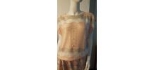 Pull rose  vintage taille 40/42
