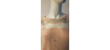 Pull rose  vintage taille 40/42