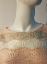 Pull rose  vintage taille 40/42