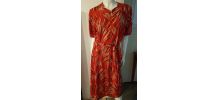 Superbe robe rouge vintage t40