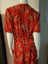 Superbe robe rouge vintage t40