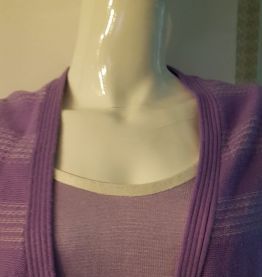 Gilet sans manches  violet taille42/44