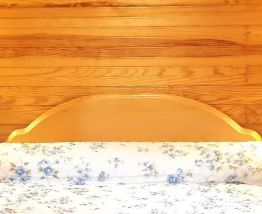 Lampes de chevet, pieds rétro en étain