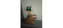 Figurine statue DIY Wall E materiaux recuperation