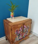 Table de chevet art déco Upcycling