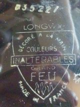 Assiette émaux de Longwy , vintage
