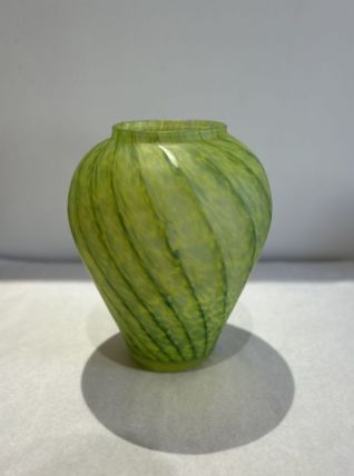 Vase en pâte de verre