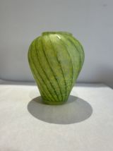 Vase en pâte de verre