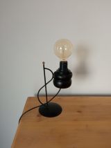 Lampe à poser DIY type industriel ampoule Edison