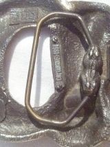 boucle de ceinture serpent en métal , vintage