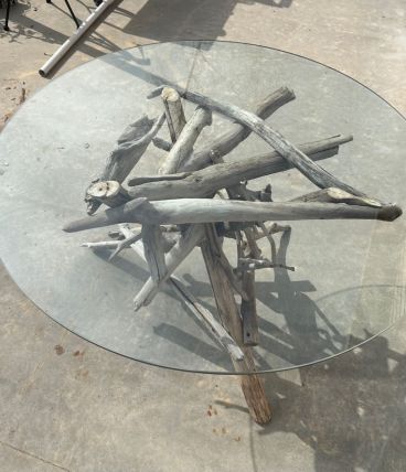 Table en bois, flotté