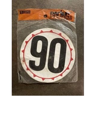 Disque adhésif 90 pneu clouté