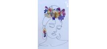 Cadre fleurs séchées 