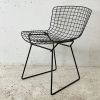 Chaise wire en métal d'après Harry Bertoia vintage 60's