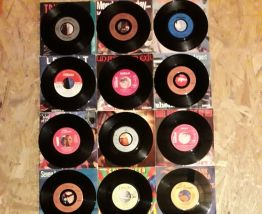 Lot de 18 vinyles 45t Variétée 60s 70s 