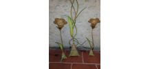 lampadaire et ces deux lampes a poser 