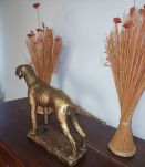chien en résine décoration